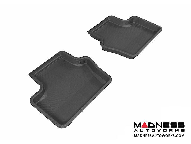 Jeep Compass Floor Mats (Set of 2) - Rear - Black by 3D MAXpider